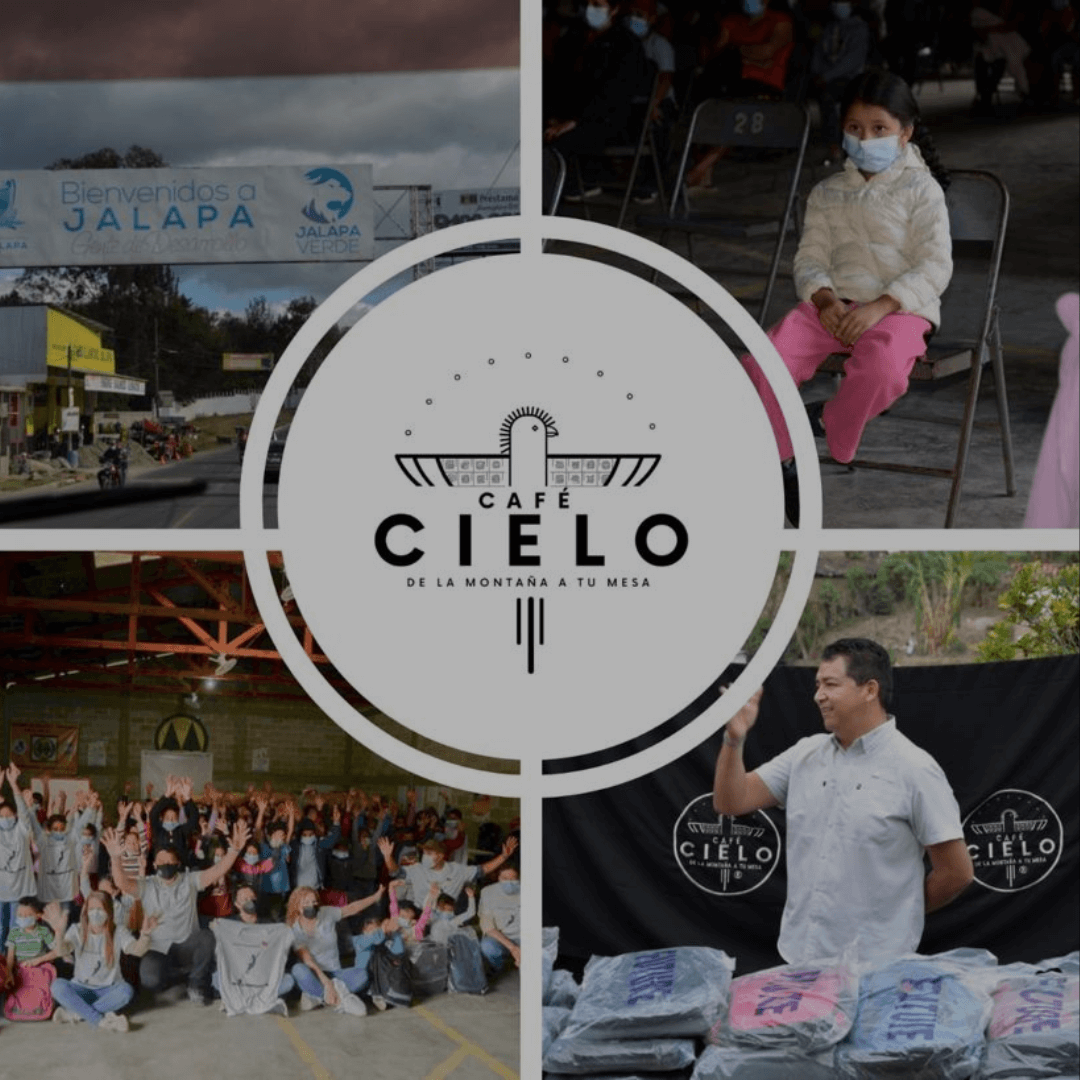 Obra social con café